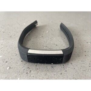 READ Fitbit Alta FB406 Fitness Tracker Black large band untested